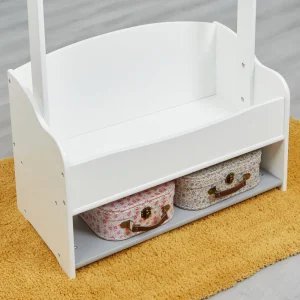 Outlet Kids Hanging Rail with Extra Storage Kids Kid’s Furniture