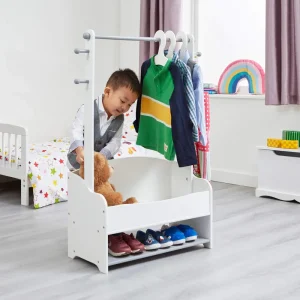 Outlet Kids Hanging Rail with Extra Storage Kids Kid’s Furniture