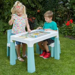 Hot Kids Height Adjustable Table and Chairs Set Kids Kid’s Furniture