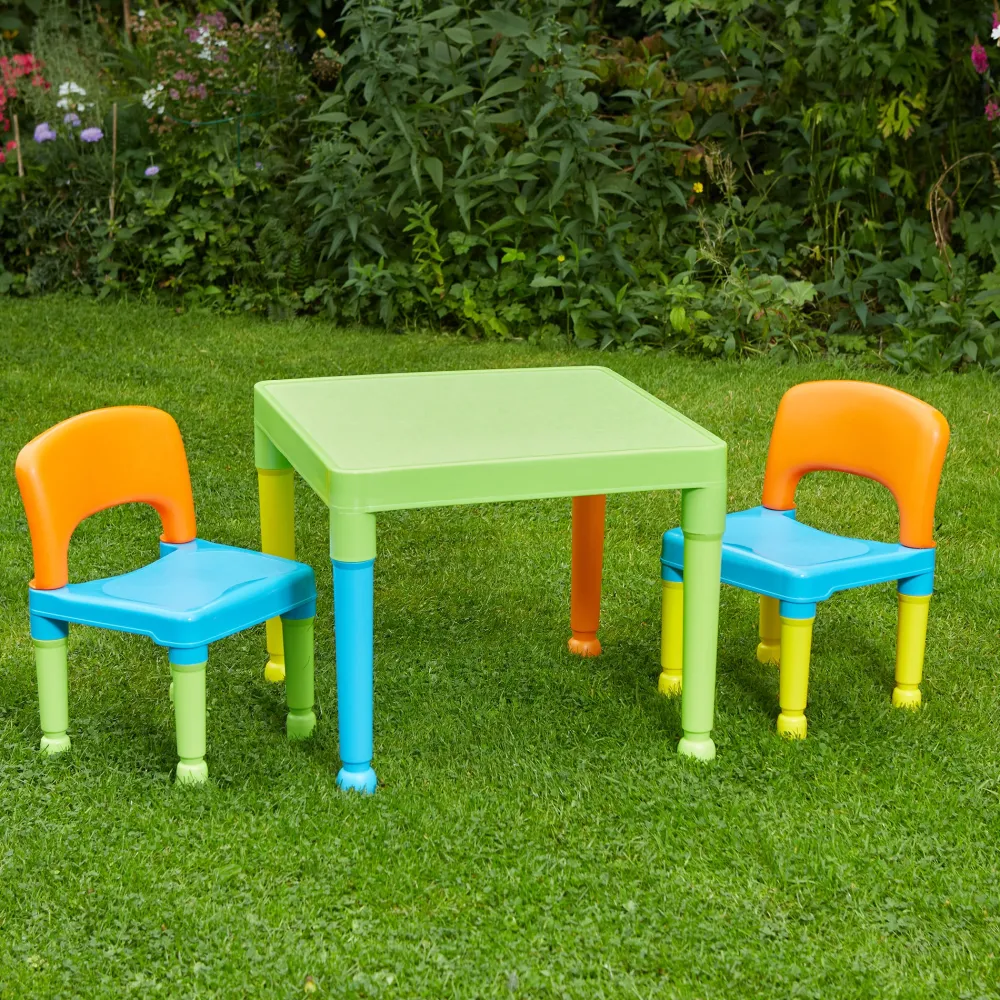 kids_plastic_table_and__c_8.webp Clearance Kids Plastic Table and 2 Chair Set Kids Kid’s Furniture