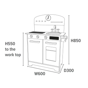 Online Kids Retro Play Kitchen Play Shop Cook And Share | Pretend Play Kitchens