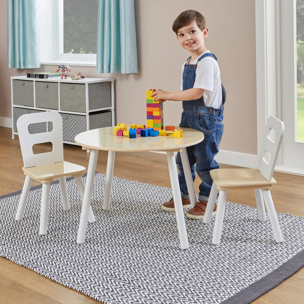 kids_round_table_and_chai_1.webp Sale Kids Round Table and Chair Set Kids Kid’s Furniture
