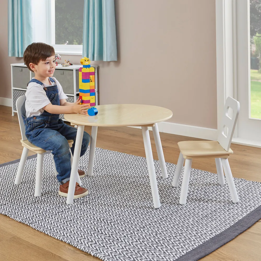 kids_round_table_and_chai_5.webp Sale Kids Round Table and Chair Set Kids Kid’s Furniture