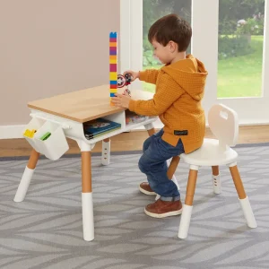 Hot Kids Scandi Height Adjustable Table and Chair Set Kids Kid’s Furniture