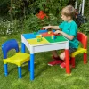 Hot Kids Square 5-in-1 Activity Table and 2 Chairs Kids Kid’s Furniture