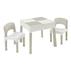 Hot Kids Square 5-in-1 Activity Table and 2 Chairs Kids Kid’s Furniture