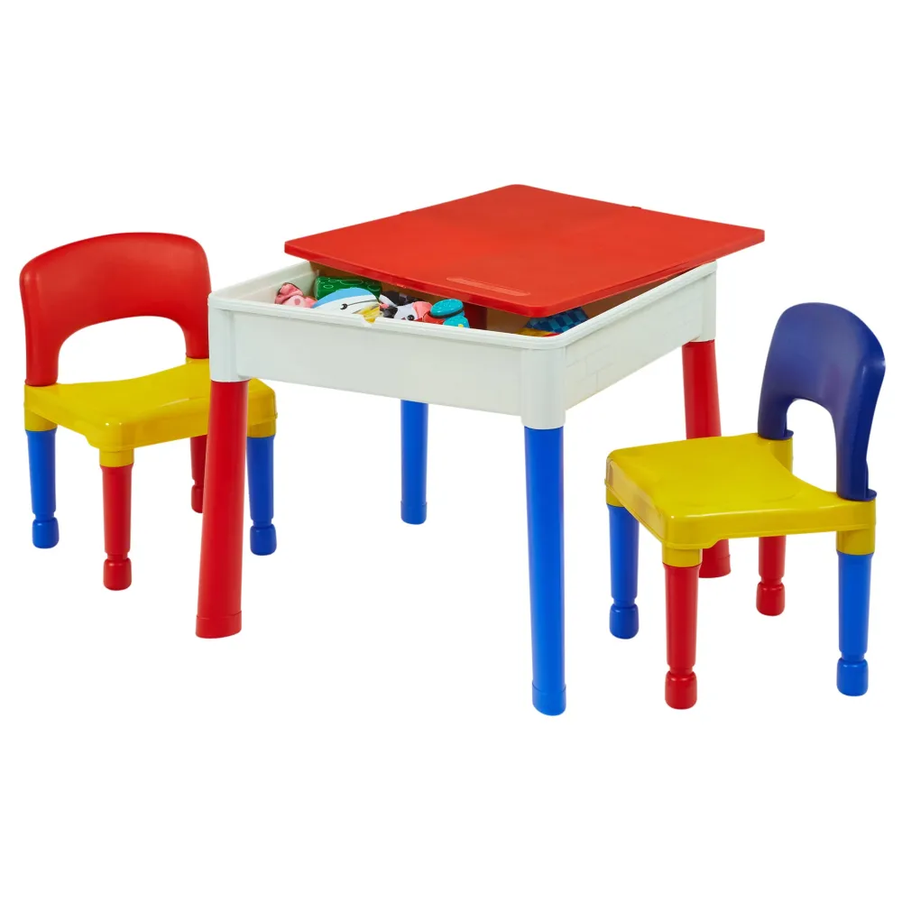kids_square_in_activity_t_7.webp Hot Kids Square 5-in-1 Activity Table and 2 Chairs Kids Kid’s Furniture