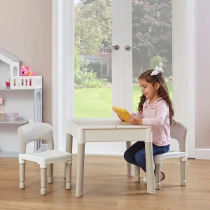 Hot Kids Square 5-in-1 Activity Table and 2 Chairs Kids Kid’s Furniture