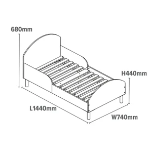 Fashion Kids Toddler Bed – Dinosaur Kids Kid’s Furniture