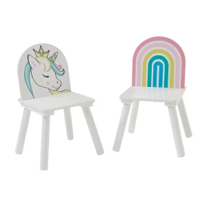 Fashion Kids Unicorn Table and Chair Set Kids Kid’s Furniture