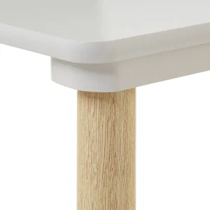 Outlet Kids White and Pinewood Table and Chair Set Kids Kid’s Furniture