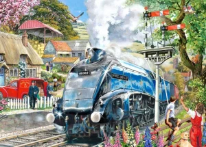 Sale Knight Train – BIG 500 Piece Jigsaw Puzzle Children's Wooden Puzzles