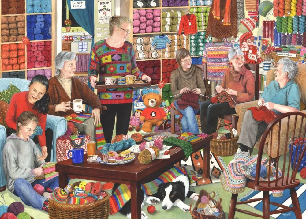 knit__natter___piece_jigs_0.webp Best Knit & Natter – 1000 Piece Jigsaw Puzzle Children's Wooden Puzzles