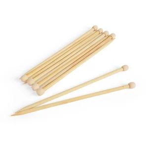 Fashion Knitting Needles Bamboo (Pk 10) Kids Arts And Crafts Sets For Kids