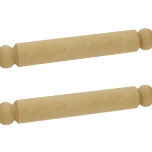 Clearance Large Rolling Pin (Pack of 2) Play Shop Cook And Share | Pretend Play Kitchens
