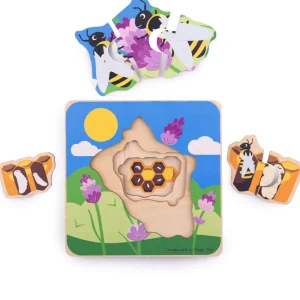 New Lifecycle Layer Puzzle – Honeybee Wooden Puzzles And Activity Toys | Children's Wooden Puzzles