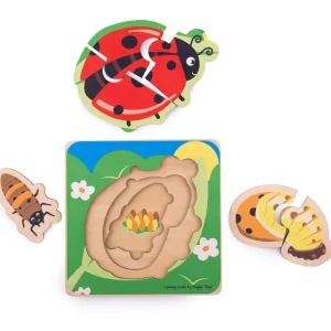 Online Lifecycle Layer Puzzle – Ladybug Wooden Puzzles And Activity Toys | Children's Wooden Puzzles