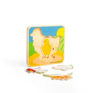 Outlet Lifecycle Puzzle – Chicken Wooden Puzzles And Activity Toys | Children's Wooden Puzzles