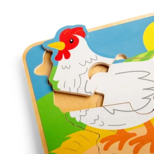 Outlet Lifecycle Puzzle – Chicken Wooden Puzzles And Activity Toys | Children's Wooden Puzzles
