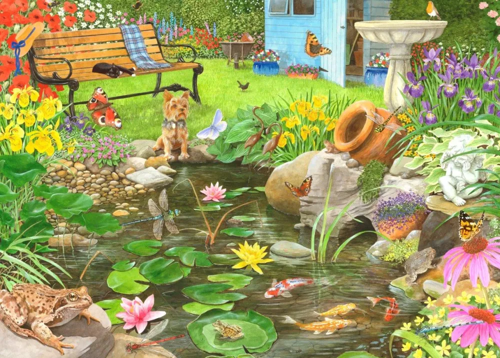 lily_pond___piece_jigsaw__0.webp Online Lily Pond – 1000 Piece Jigsaw Puzzle Children's Wooden Puzzles