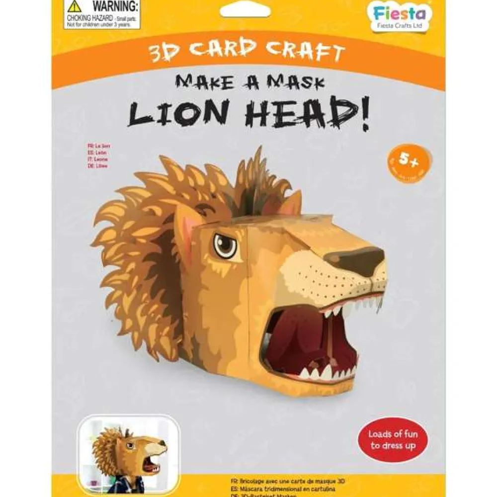 lion_d_mask_card_craft_0.webp Online Lion 3D Mask Card Craft Kids Arts And Crafts Sets For Kids