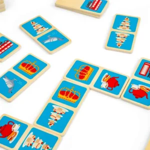 Fashion London Dominoes Wooden Puzzles And Activity Toys | Traditional Wooden Toys