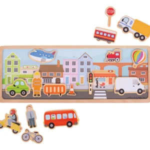 Clearance Magnetic Board – City Wooden Puzzles And Activity Toys | Activity Toys & Games