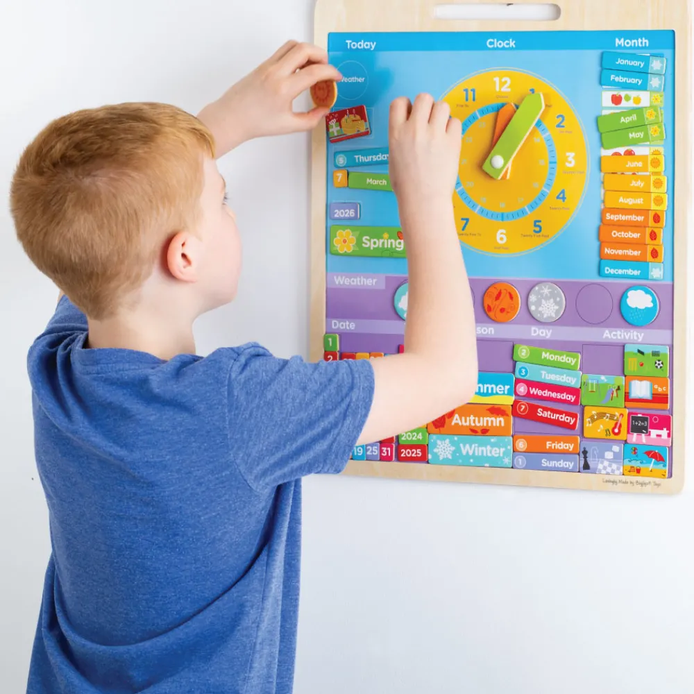 magnetic_weather_board_6.webp Clearance Magnetic Weather Board Wooden Puzzles And Activity Toys | Activity Toys & Games