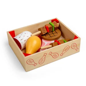 Discount Meat Crate Wooden Toy Food Sets | Shopping Role Play