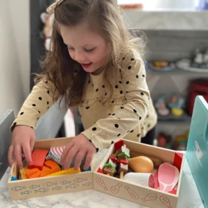 Discount Meat Crate Wooden Toy Food Sets | Shopping Role Play