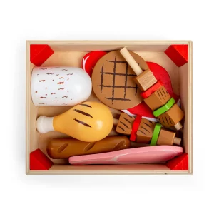 Discount Meat Crate Wooden Toy Food Sets | Shopping Role Play