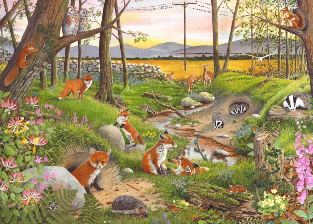midsummer_twilight__big___0.webp Fashion Midsummer Twilight – BIG 250 Piece Jigsaw Puzzle Children's Wooden Puzzles