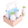 Fashion Milkman Delivery Set Wooden Toy Food Sets | Shopping Role Play