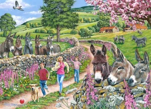 Clearance Mindy, Muffin & Mo – BIG 500 Piece Jigsaw Puzzle Children's Wooden Puzzles