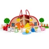 Fashion Mini Farm Playset Wooden Animal Toys | Wooden Farm Sets & Animal Toys