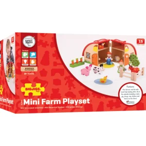 Fashion Mini Farm Playset Wooden Animal Toys | Wooden Farm Sets & Animal Toys