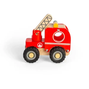 Discount Mini Fire Truck Wooden Puzzles And Activity Toys | Wooden Toy Cars For Children