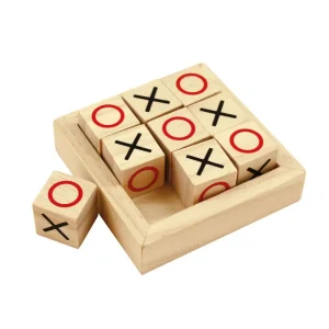 Best Mini Noughts and Crosses Traditional Wooden Games