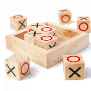 Best Mini Noughts and Crosses Traditional Wooden Games