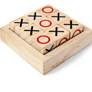 Best Mini Noughts and Crosses Traditional Wooden Games