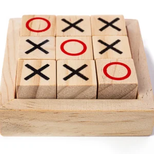 Best Mini Noughts and Crosses Traditional Wooden Games