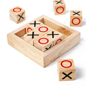 Best Mini Noughts and Crosses Traditional Wooden Games