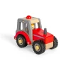 Fashion Mini Red Tractor Wooden Puzzles And Activity Toys | Wooden Toy Cars For Children