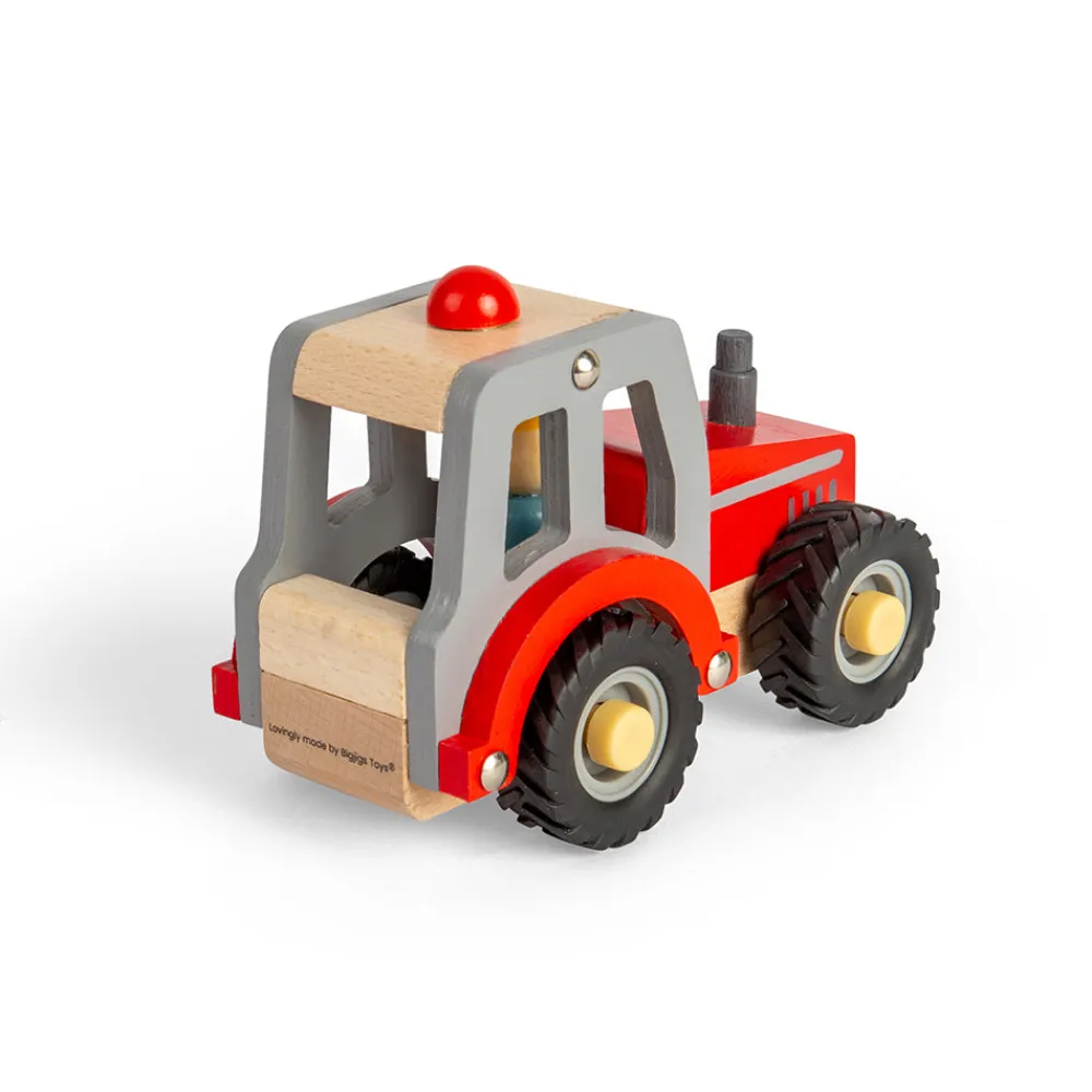 mini_red_tractor_2.webp Fashion Mini Red Tractor Wooden Puzzles And Activity Toys | Wooden Toy Cars For Children