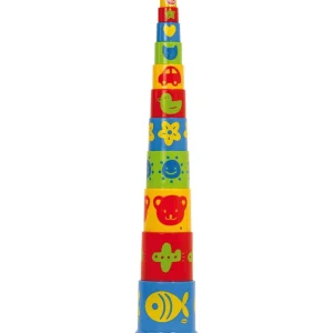 Outlet Multi Colour Stacking Buckets Outdoor Garden Toys