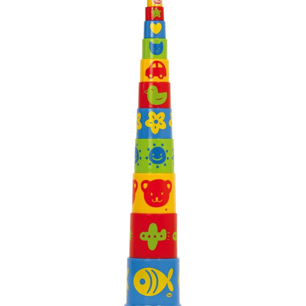 multi_colour_stacking_buc_0.webp Outlet Multi Colour Stacking Buckets Outdoor Garden Toys