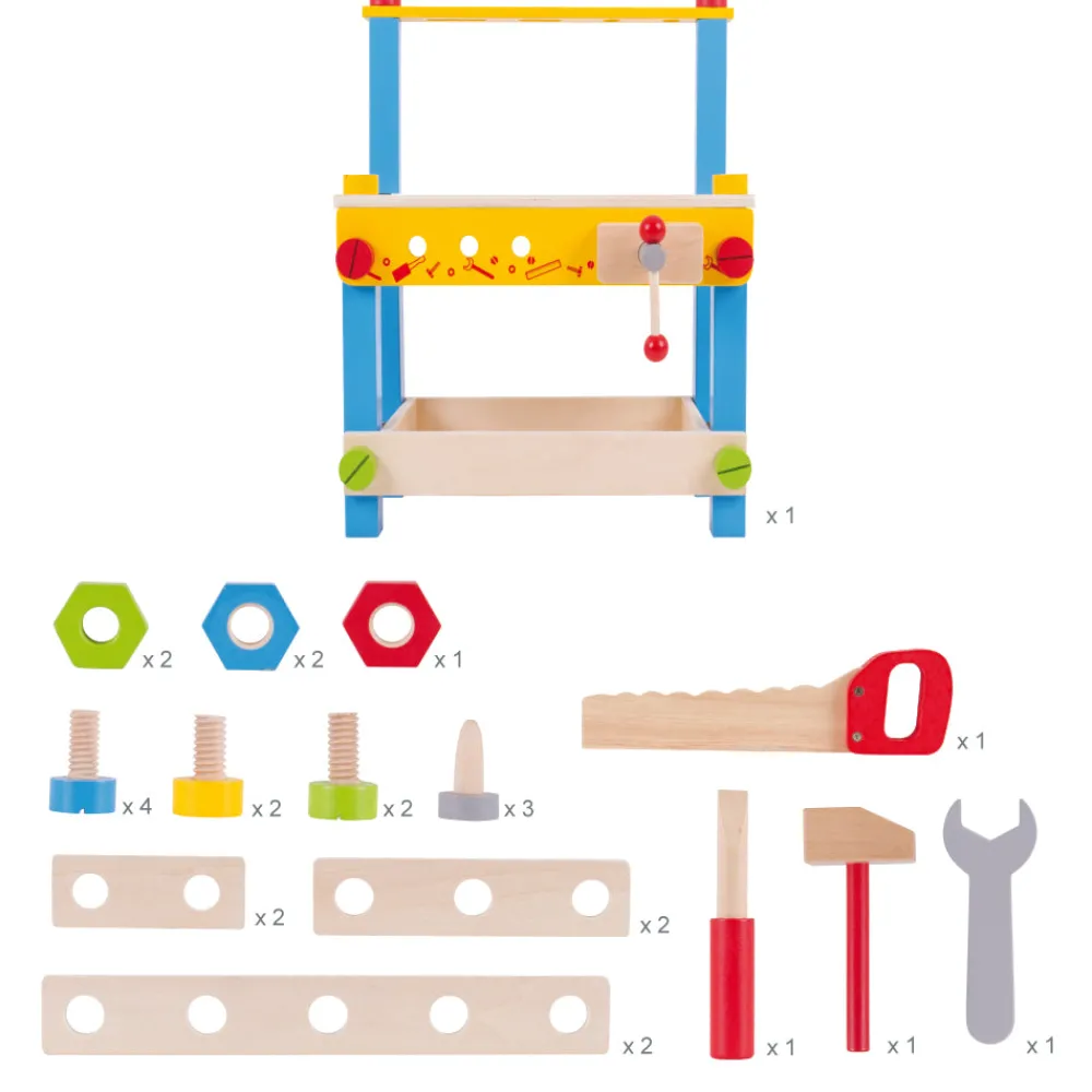 my_first_workbench_2.webp Hot My First Workbench Wooden Puzzles And Activity Toys | Toy Workbenches