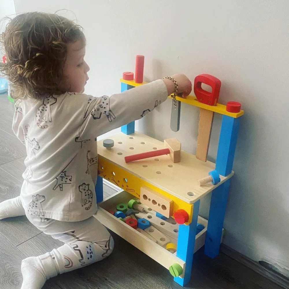 my_first_workbench_4.webp Hot My First Workbench Wooden Puzzles And Activity Toys | Toy Workbenches
