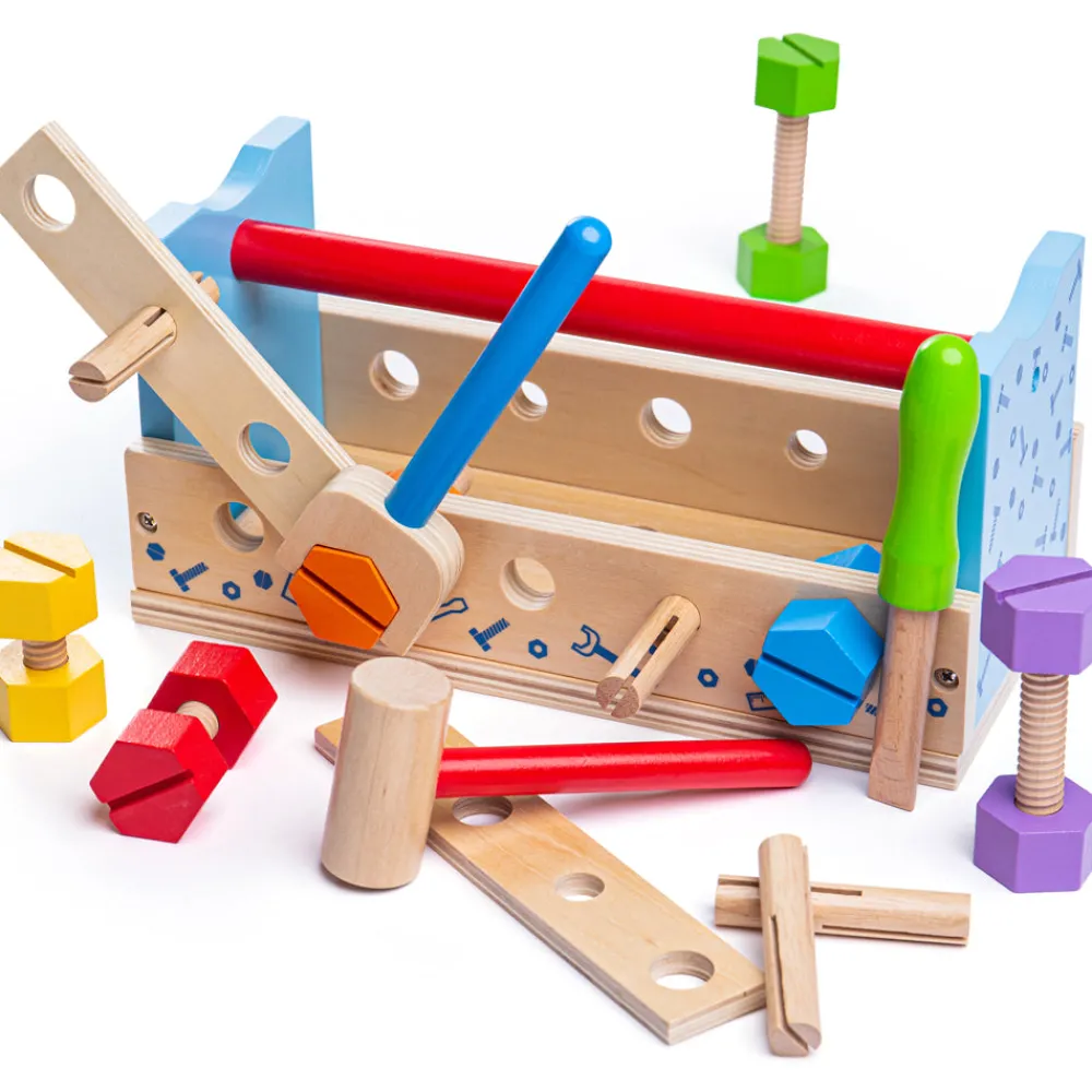 my_workbench_0.webp New My Workbench Wooden Puzzles And Activity Toys | Toy Tool Sets