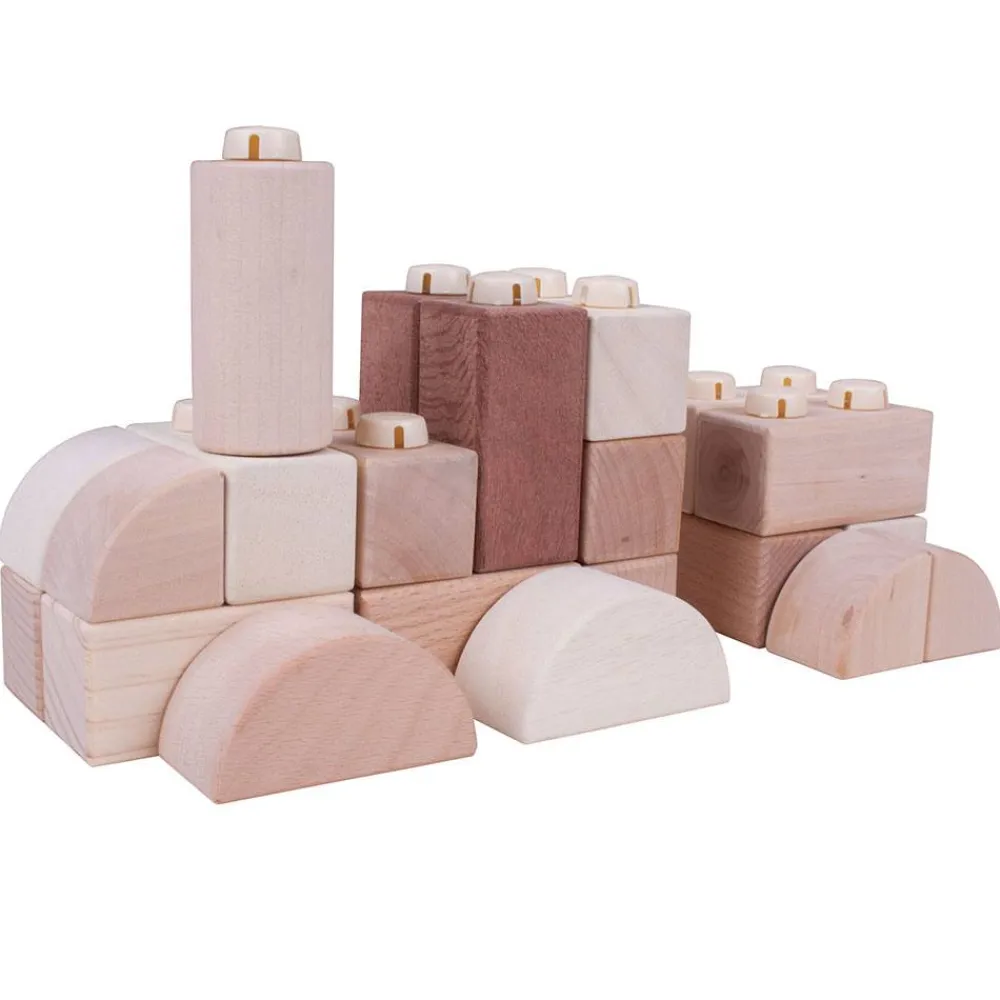 natural_click_blocks__pie_1.webp Discount Natural Click Blocks (100 Pieces) Wooden Puzzles And Activity Toys | Montessori Toys